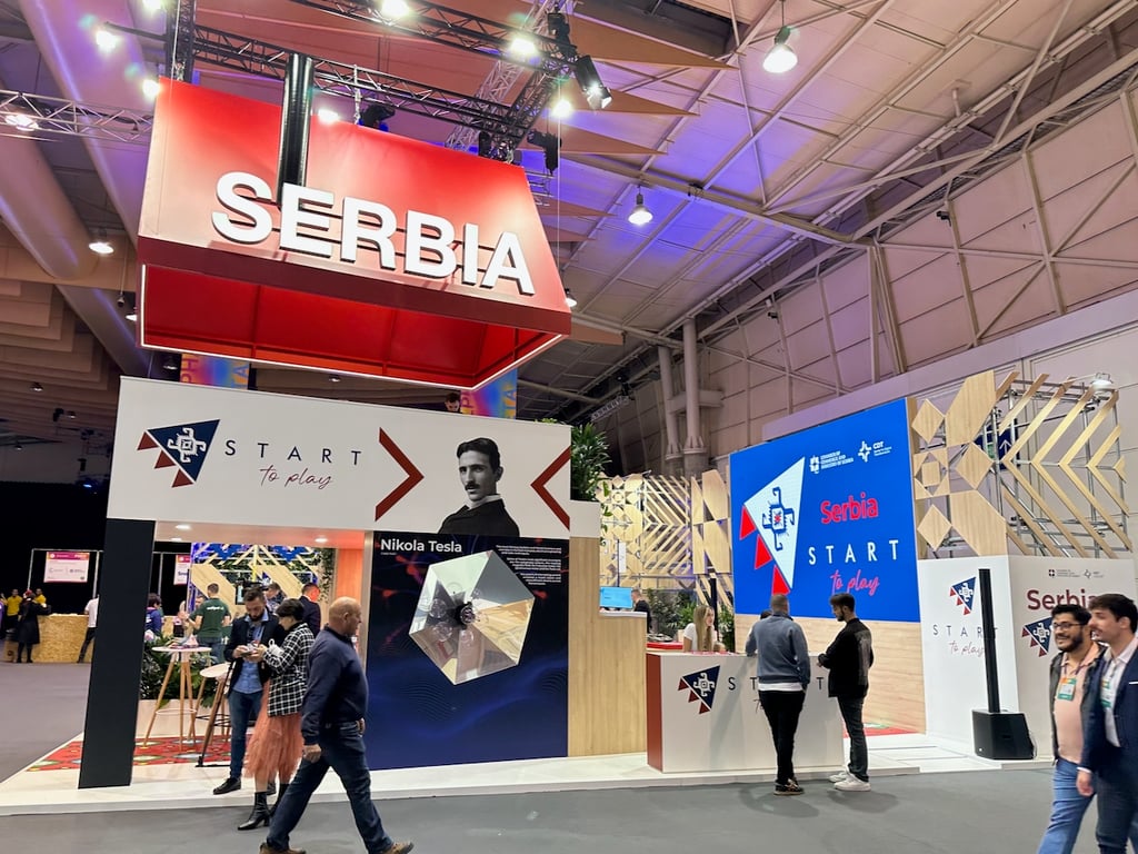 Serbian booth at Web Summit 2024