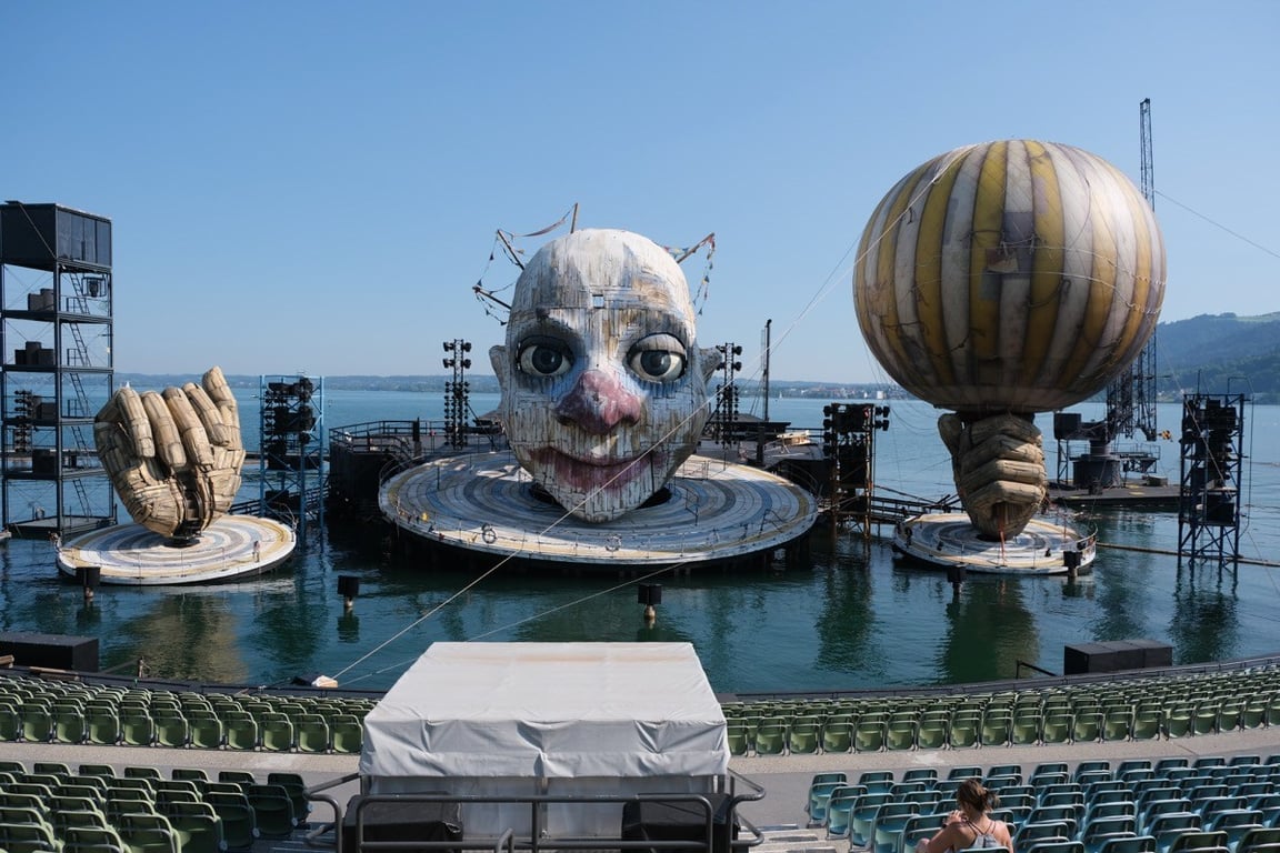 If you don't like clowns, don't visit Bregenz